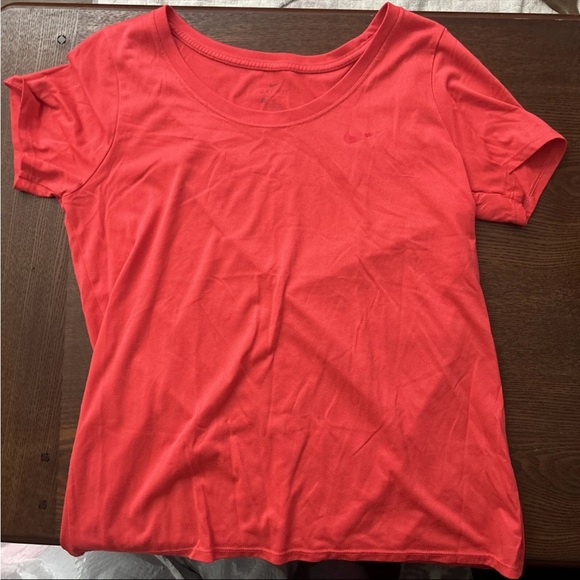 NIKE Running Dri-Fit Pink Short Sleeve T-Shirt/Top, Size L - Picture 1 of 3